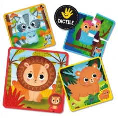 imagen de Montessori Baby: Puzzle Táctil - Animales 2