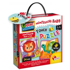 Montessori Baby: Puzzle Táctil - Animales