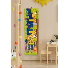 imagen de Montessori Bebé: Medidor de altura de jirafa 3