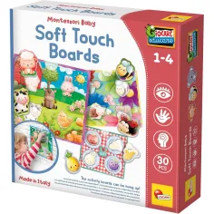 Montessori: Conjunto de juego suave de encaje de formas - Lisciani