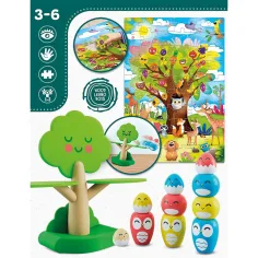 imagen de Montessori: Juego de equilibrio de pájaros - Lisciani 2