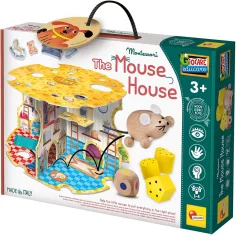 Montessori: La Casa del Ratón - Juego de Mesa Egérlak - Lisciani