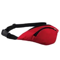 Mood bolso de cintura rojo con 2 bolsillos con cremallera