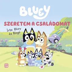 Móra: Bluey Me encanta mi familia libro de cuentos