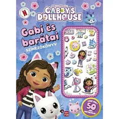 Móra: Gabi y sus amigos - Casa de Gabi - libro para colorear con pegatinas en relieve
