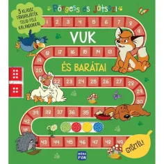 Móra: ¡Gira y juega! - Vuk y sus amigos 5 geniales juegos de mesa llenos de aventuras