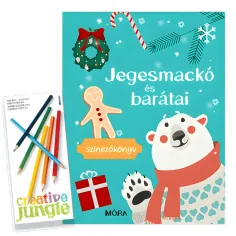 Móra: Libro para colorear de Pinguino y sus amigos con lápices de colores