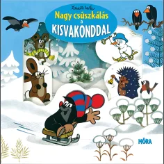 Móra: Zdeněk Miler - Gran deslizamiento con el pequeño topo Libro de páginas troqueladas