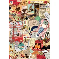 imagen de More is More: Libros y escritura rompecabezas de 1000 piezas - Clementoni 2