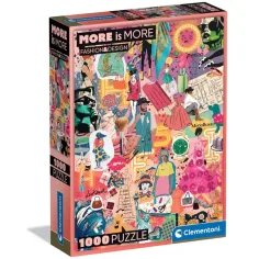 More is More: Moda y diseño rompecabezas de 1000 piezas - Clementoni