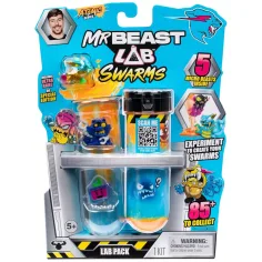 imagen de Mr. Beast: Lab Swarms Laboratorio de Monstruos con Tubo de Ensayo Set de 5 Piezas 2ª Serie 1