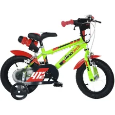 MTB Esfera verde claro bicicleta infantil tamaño 12 - bicicleta Dino Bikes