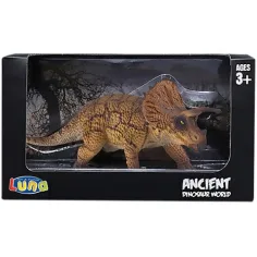 Mundo de Dinosaurios Antiguo: figura de dinosaurio Triceratops