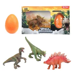 imagen de Mundo de Dinosaurios figura de dinosaurio con huevo sorpresa 2