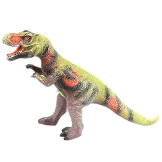 Mundo Dino: Figura de dinosaurio Tyrannosaurus Rex de material vinílico que emite sonido con relleno de algodón de 35 cm