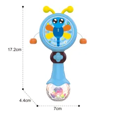 imagen de Mundo Musical: Tambor de bolas con libélula 17cm 3