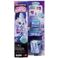 Muñeca Abbey Bominable de Monster High Cuidado de Monstruos con Accesorios - Mattel