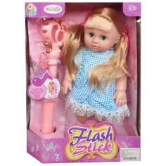 Muñeca de juguete con luz y sonido de 36cm