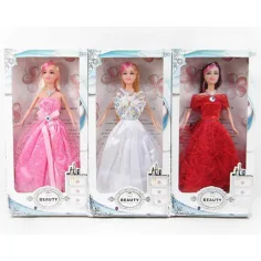 Muñeca de moda Beauty con vestido de fiesta de 29cm en tres versiones