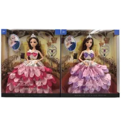 Muñeca de moda en vestido de baile de 28 cm en dos versiones