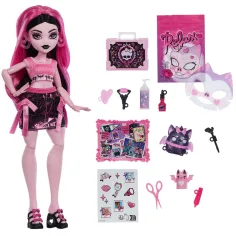 imagen de Muñeca Draculaura de Monster High Cuidado de Monstruos con Accesorios - Mattel 3
