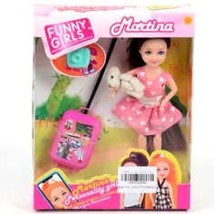 Muñeca Martina con maleta rodante