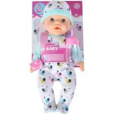 Muñeca New Born Baby con biberón en ropa de elefante - Simba Toys