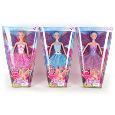 Muñeca princesa hada con alas en varias versiones