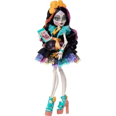 imagen de Monster High Skelita Calaveras muñeca con accesorios - Mattel 3