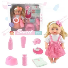 Muñeca Sweet Baby con sonido y accesorios en varias versiones
