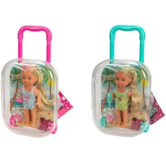 Muñeca viajera Évi Love con maleta y accesorios en varias versiones 1ud - Simba Toys