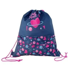 Must: Bolsa de deporte del espacio y amor 33x39cm
