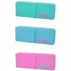 Must: Estuche de silicona colorido en varias versiones 19x3x7cm 1ud