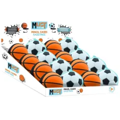 Must: Estuche de silicona plegable con diseño deportivo en varias versiones 1ud