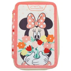 Must: Estuche de tres pisos de Minnie Mouse