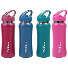 Must... Hero botella de acero inoxidable 500ml en cuatro versiones