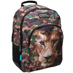 Must... Mochila con estampado de león de Animal Planet 33x16x45cm
