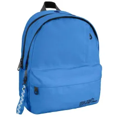 Must: Mochila escolar azul redondeada de cuatro compartimentos, mochila 32x19x42cm