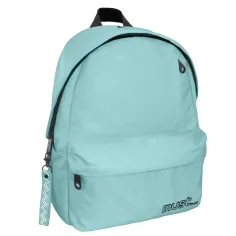 Must: Mochila escolar de cuatro compartimentos en verde claro redondeado, mochila 32x17x42cm