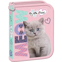 My Little Friend estuche desplegable con gatos 20,5x13,5x3,5cm