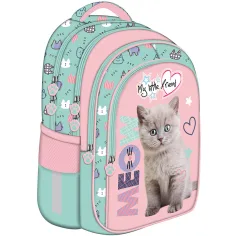 My Little Friend Fluffy Kitty mochila escolar con gato, mochila BPL58 44x31x19cm