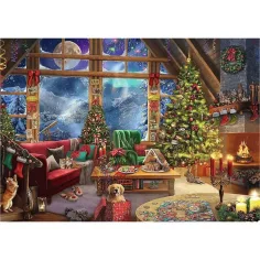 imagen de Navidad en las montañas 2x500 piezas puzzle - Trefl 2