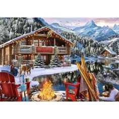 imagen de Navidad en las montañas 2x500 piezas puzzle - Trefl 3