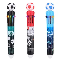 Nebulo: Bolígrafo de 10 colores diseño de fútbol varios 1ud