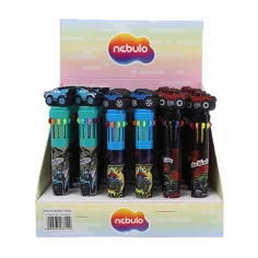 Nebulo: bolígrafo de 10 colores diseño Offroad varios 1ud
