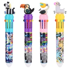 Nebulo: bolígrafo de 10 colores diseño Safari varios 1ud