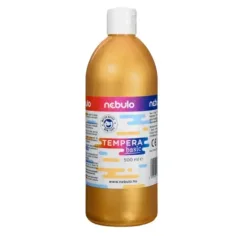 Nebulo: Botella de tempera líquida de 500ml en color dorado