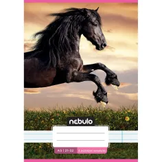 Nebulo: Caballito en el atardecer cuaderno de líneas de 4º grado A/5 21-32