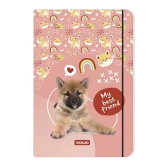 Nebulo: Carpeta elástica con perro Mejor Amigo tamaño A/4