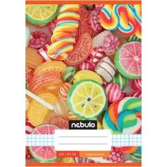 imagen de Nebulo: Cuaderno de cuadros con diseño de caramelos 27-32 A/5 1